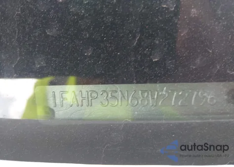 2008 Ford Focus Se/Ses из США, поврежденный, VIN 1FAHP35N68W272796